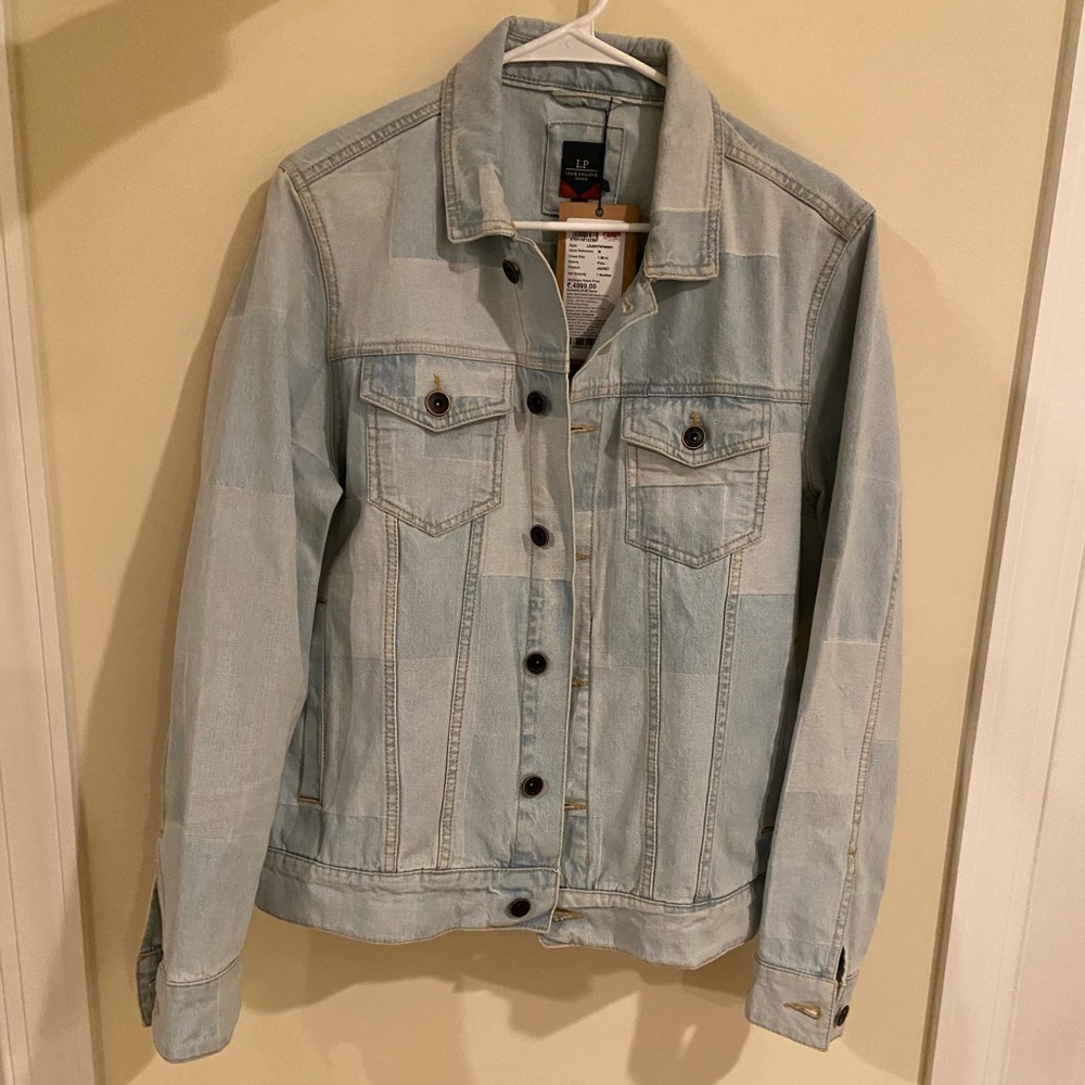 Louis Phillipe Light Blue Denim Jacket